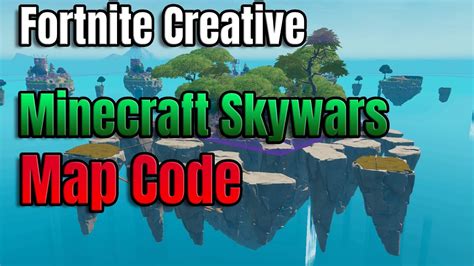 Minecraft Skywars Fortnite Creative 2.0 Map Code / Fortnite Skywars Map Code - YouTube