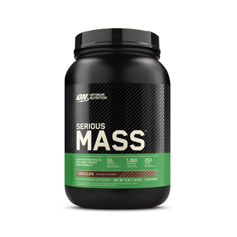 Optimum Nutrition, Serious Mass, Weight Gainer, Protein Powder ...