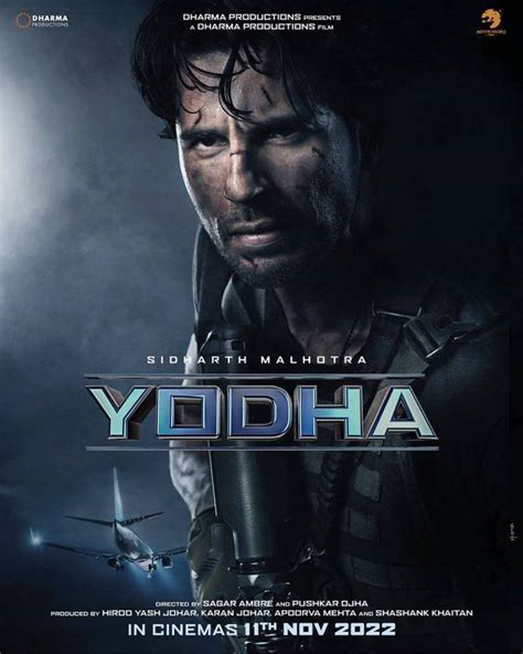 Yodha Movie (2022): Cast | Trailer | First look | Songs | Date of publication