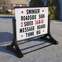 Portable Roadside Letterboard Sign | Road Side Billboard | Signage