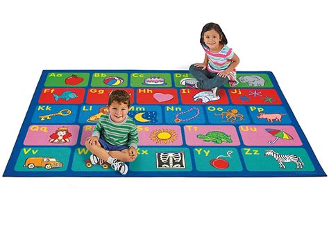 Alphabet Activity Carpet - 6' x 9' at Lakeshore Learning