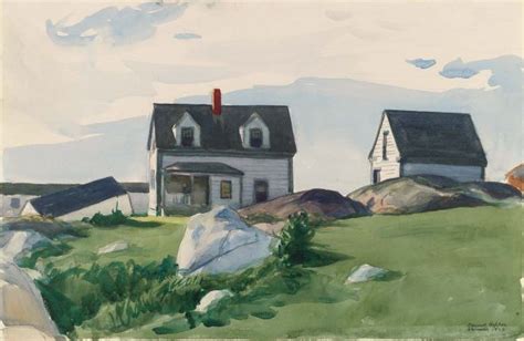 Reproduction de Hopper, Houses of ‘Squam Light, Gloucester, 1923 (Maisons du phare de 'Squam ...