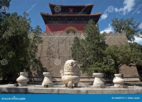 Tomb of Emperor Yongle of Ming Dynasty, Changping, China Stock Image ...