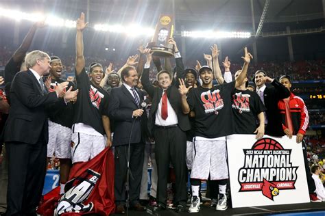 Louisville defeats Michigan 82-76 to win the NCAA Division I Men's Basketball Championship, and ...