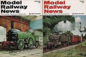 Model Railway News Magazine 1971 February And March Issues | eBay