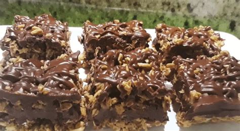 Chocolate Oat Bars - Easy Recipes