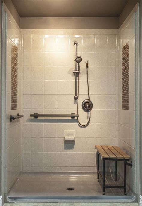 Best Bath System's Designer Series Shower. A Composite Shower With Tile Inlay For The Loo ...