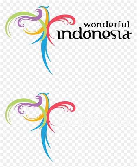 Wonderful Indonesia Logo Logo Wonderful Indonesia, Graphics, Floral ...