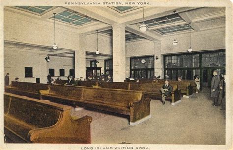 Old New York in Postcards #9 Penn Station Interiors