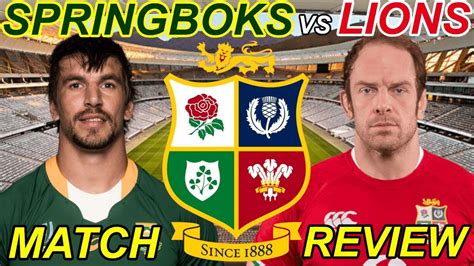 SPRINGBOKS vs BRITISH AND IRISH LIONS 2021 Live Review (South Africa vs Lions 2nd Test) - YouTube