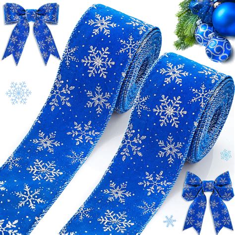 Blue Christmas Ribbon