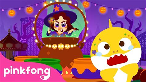 Baby Shark goes to the Haunted 🎃Halloween Amusement Park | Round and Round with Monsters | Pinkfong