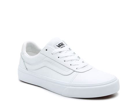 Vans Ward Lo Deluxe Sneaker - Women's | Leather sneakers outfit, White ...