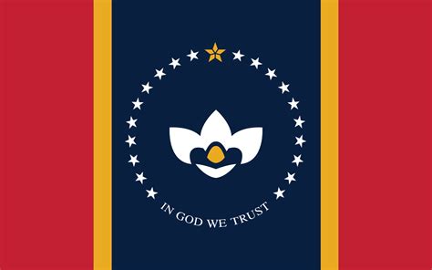 The Mississippi flag - Magnolia simplified. : r/vexillology