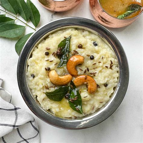 Ven Pongal Recipe (Khara Pongal) - Indian Veggie Delight