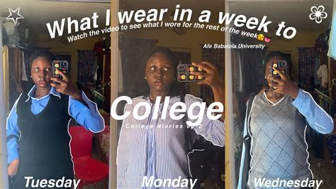 My uni forces us to wear uniforms: see what I wear in a Week to college ...