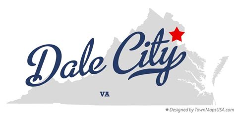 Map of Dale City, VA, Virginia