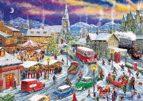 Snowy Christmas. - Puzzle Factory