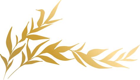 Gold Leaf Illustration 12414911 PNG