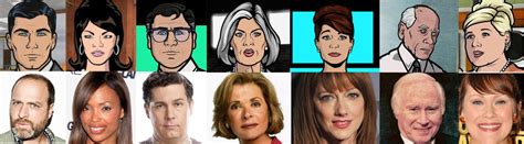 The cast of Archer : r/pics