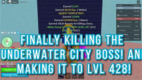 We Finally made it to UnderWater City And Killed Boss! {Blox Fruits ...