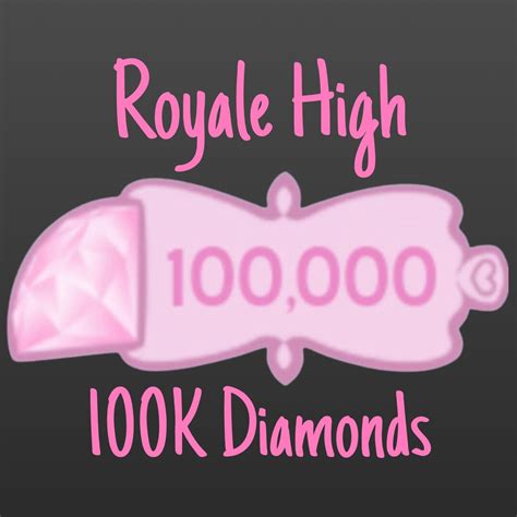 Royale High Diamonds 500K, 1M Cheap Price and Fast Delivery - Etsy