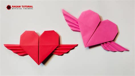 Cara Mudah Membuat Origami Hati - How to make origami hearts ...