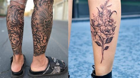 Top 77+ women's unique calf tattoos - in.coedo.com.vn