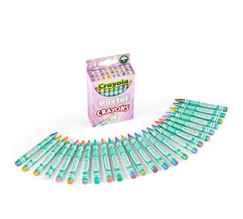 Crayola Pastel Crayons - 24 Count Box | Crayola