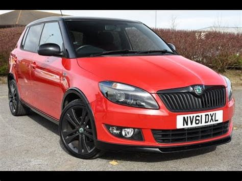 Used Skoda Fabia MONTE CARLO Red 2012 - YouTube