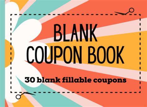 Blank Coupon Book: 30 Blank Fillable Vouchers With A Retro Theme: Reford, Jayni: Amazon.com: Books