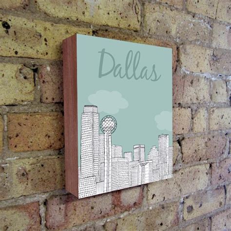 Dallas Dallas Art Dallas Texas Dallas Illustration Art | Etsy