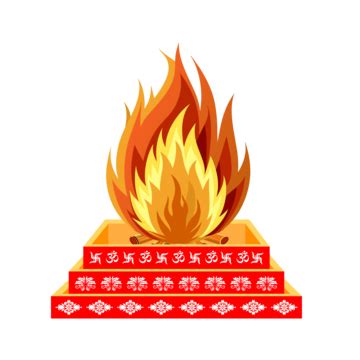 Indian Hindu Wedding Mandap Fire Design Havan Kund Homam Vector, Indian Hindu Wedding Mandap ...