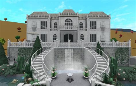 bloxburg aesthetic luxury estate exterior | House plans with pictures ...