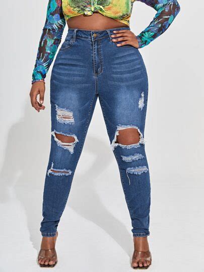 Shop Plus Size Jeans | Plus Size & Curve | SHEIN USA