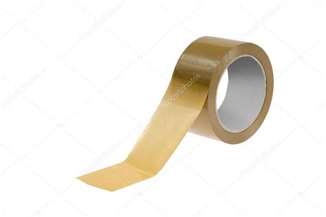 Roll of brown tape Stock Photo by ©kunertus 33547533