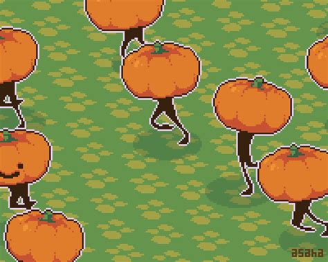 asaha's pixel art — Halloween Pumpkin Patch