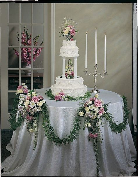 Elegant Design Wedding Cake Table Decorating Ideas | Wedding cake table decorations, Cake table ...