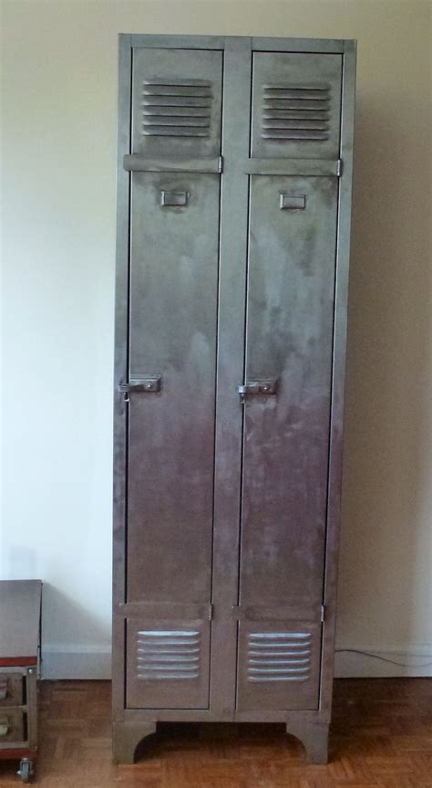 Vintage locker with ombre metallic finish | Vintage lockers, Vintage ...