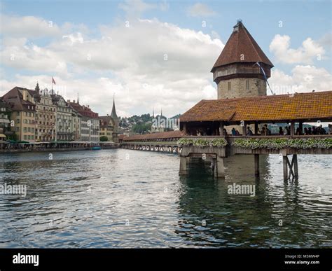 Luzern Chapel Bridge Stock Photo - Alamy