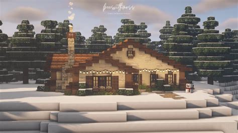 Cozy Winter House ⛄ Minecraft Map