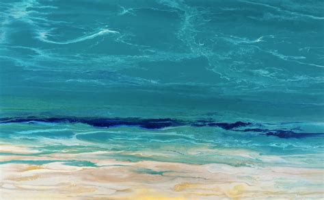 Daily Painters Abstract Gallery: Contemporary Seascape Abstract Beach ...