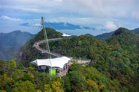 The Langkawi Sky Bridge is Located at Cable-car Ride. Editorial Stock Photo - Image of hanging ...