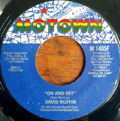 David Ruffin – On And Off / Statue Of A Fool (1976, Vinyl) - Discogs