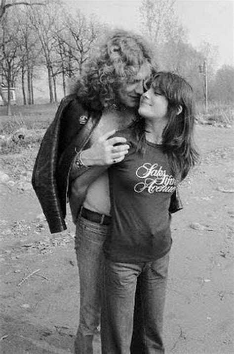 Robert Plant with groupie/girlfriend Audrey Hamilton, Chicago, 1977 .. via superseventies ...