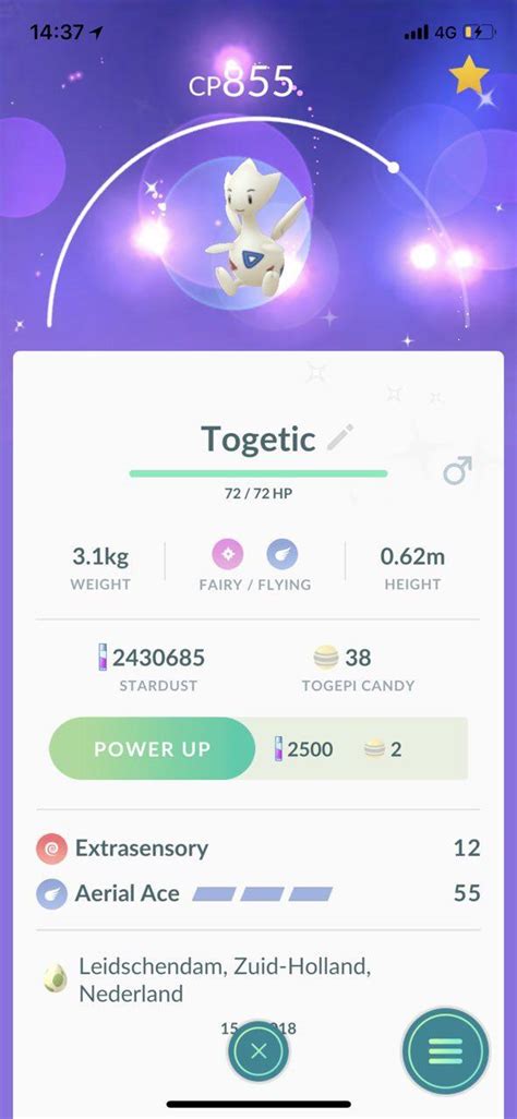 [screenshot] My second shiny togepi in 5 days! How LUCKY am I?! My little family is complete now ...