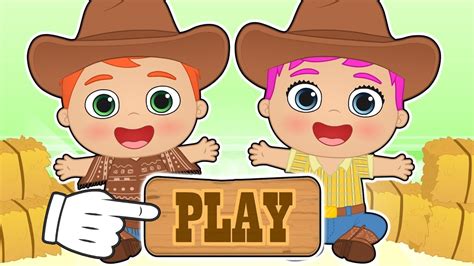 BABY ALEX AND LILY How to Dress up as Old West Cowboys | Cartoons for Children - YouTube