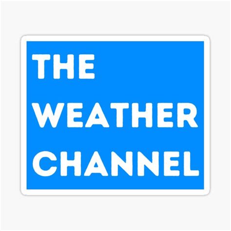 "The weather channel" Sticker for Sale by tariqze | Redbubble