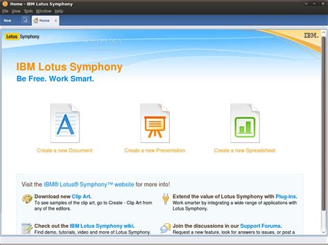 IBM Lotus Symphony (Linux) - Download