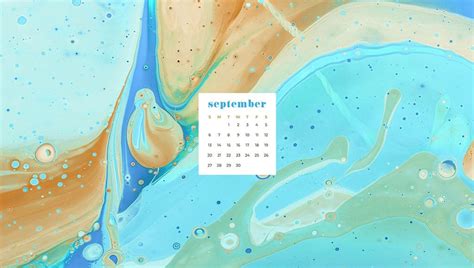 Free September 2020 desktop calendar wallpapers — 16 designs options!